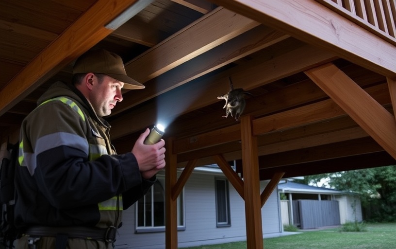 Under Deck Possum Removal in Mount Eliza